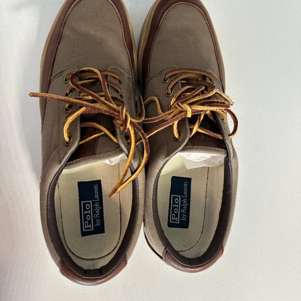 #2742 Polo Ralph Lauren Vance Side Lace Men's Size 12D Casual Shoes Sneakers